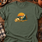 T-shirt Rabot à main et copeaux en, coloris vert militaire