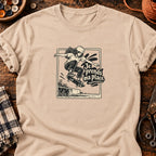 Skateuse en ollie Je prends ma place — T-shirt naturel