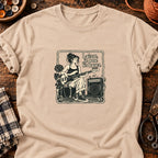 Bassiste au groove affirmé — T-shirt naturel