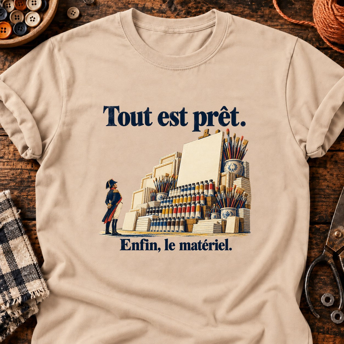 Tout est prêt — T-shirt naturel