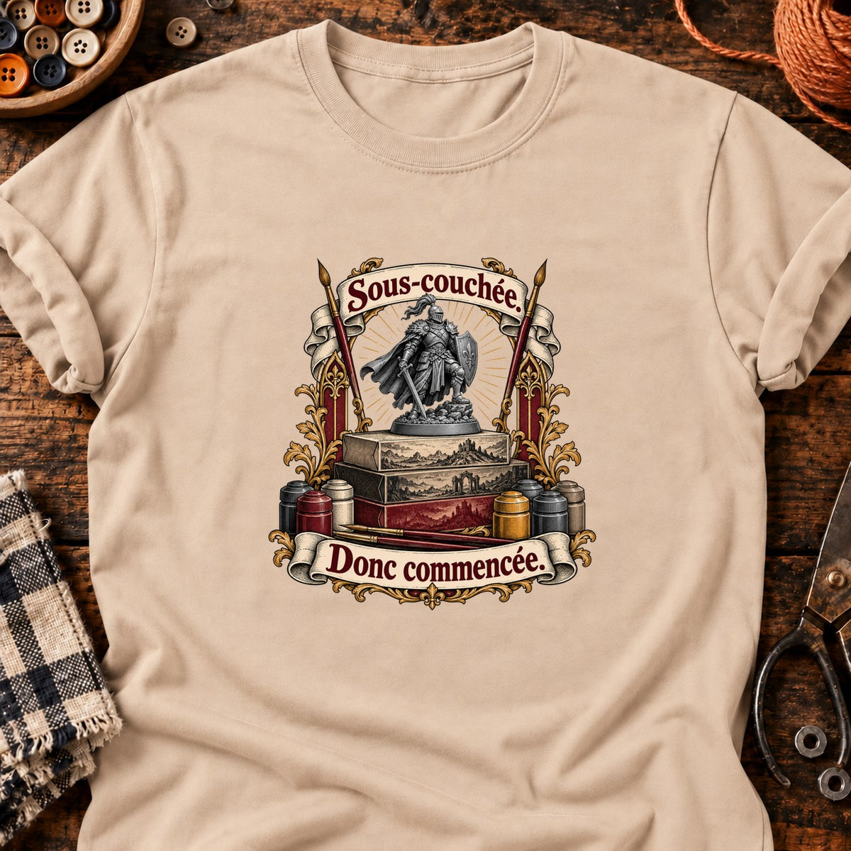 Sous-couchée — T-shirt naturel