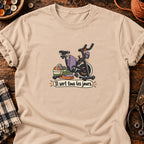 Vélo d’appartement et tricot Il sert tous les jours. — T-shirt naturel
