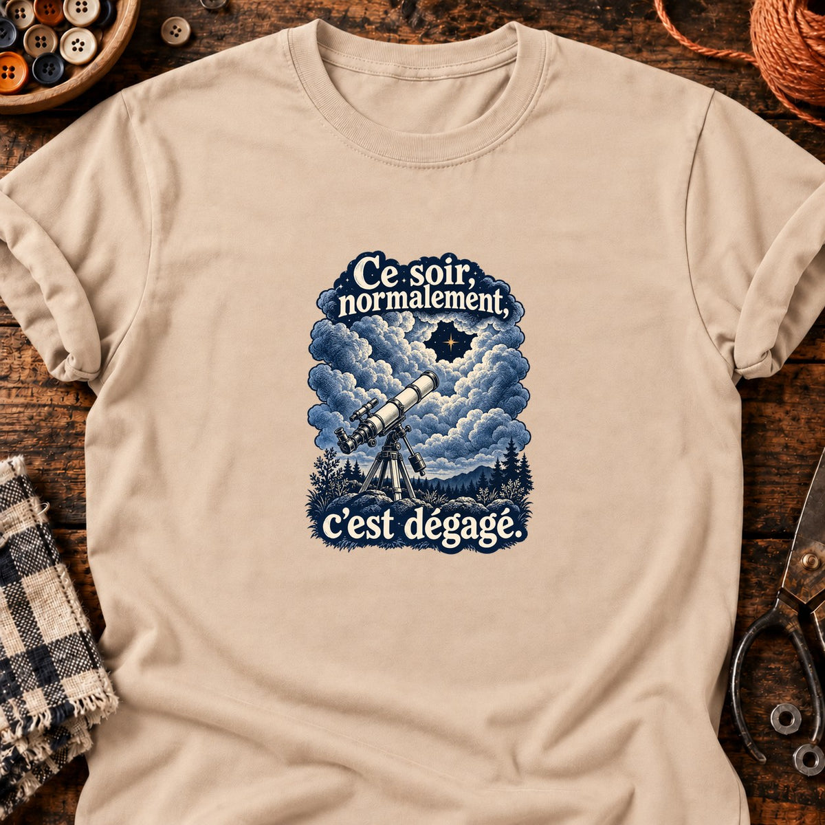 Normalement, c'est dégagé — T-shirt naturel