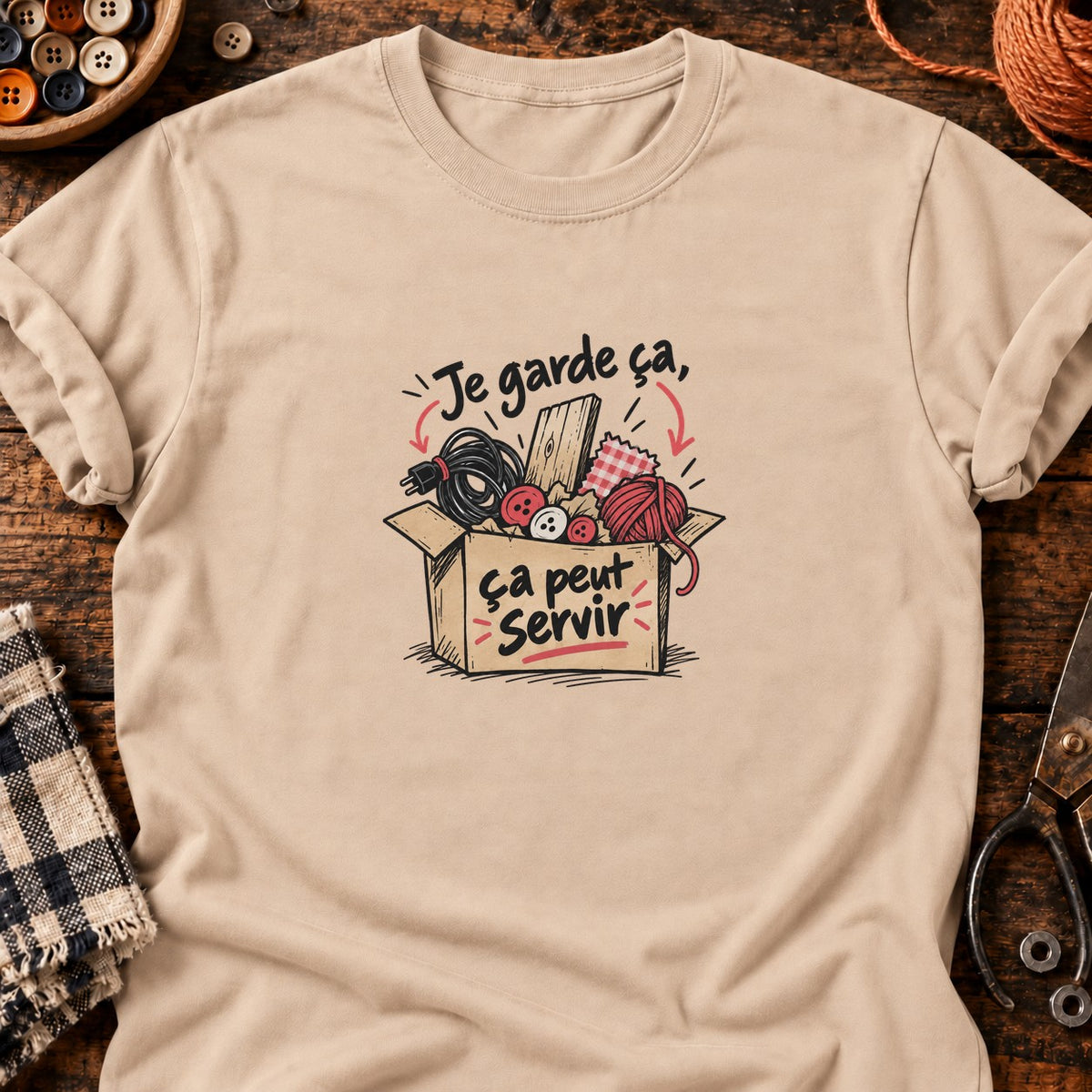 Ça peut servir — T-shirt naturel