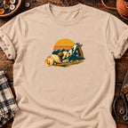 T-shirt Rabot à main et copeaux en, coloris naturel