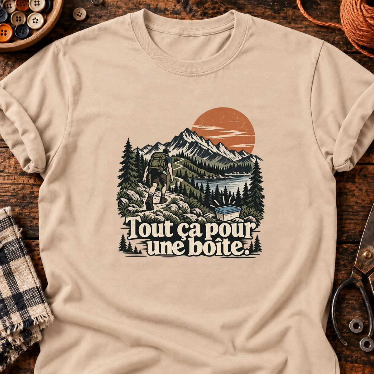 Tout ça pour une boîte — T-shirt naturel
