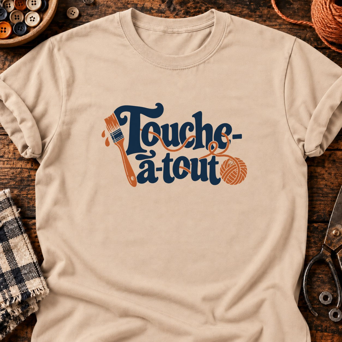 Touche-à-tout — T-shirt naturel