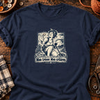 Chasseuse de trésors Mon trésor. Mes critères. — T-shirt bleu marine