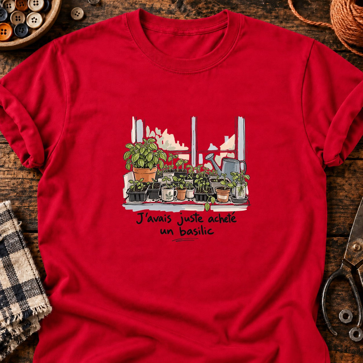 J'avais juste acheté un basilic T-Shirt — T-shirt Red