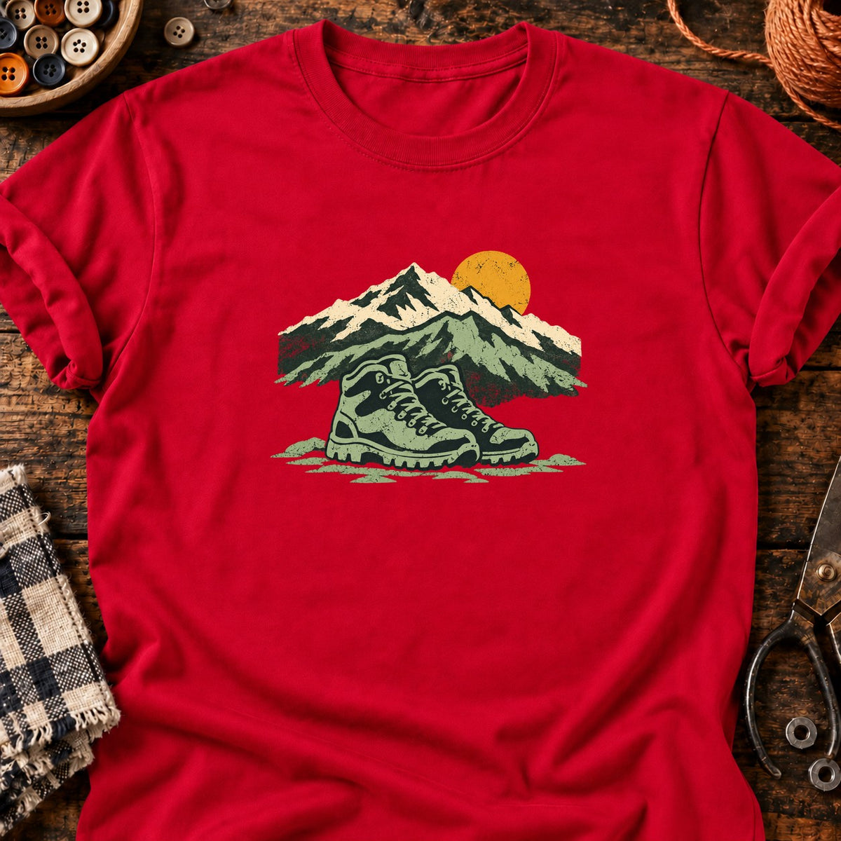 Au grand air — T-shirt rouge