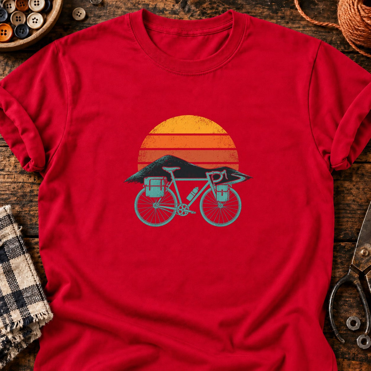 La belle échappée — T-shirt rouge