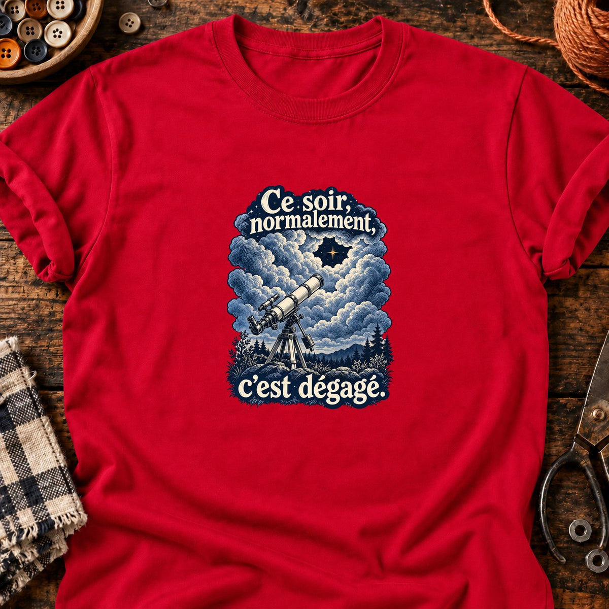 Normalement, c'est dégagé — T-shirt rouge