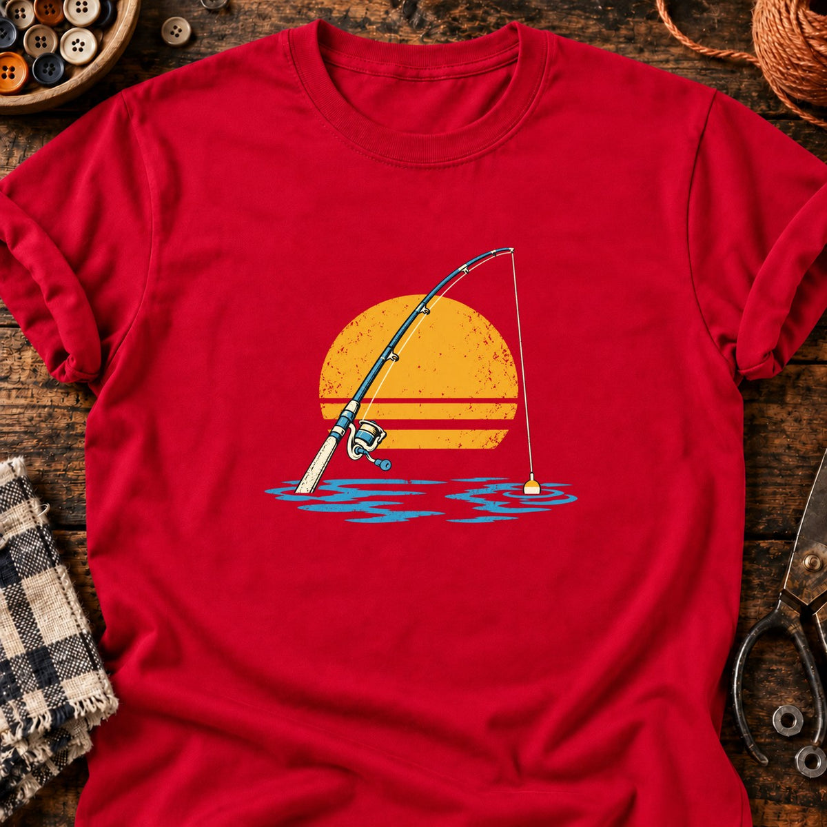 Au bout du fil — T-shirt rouge