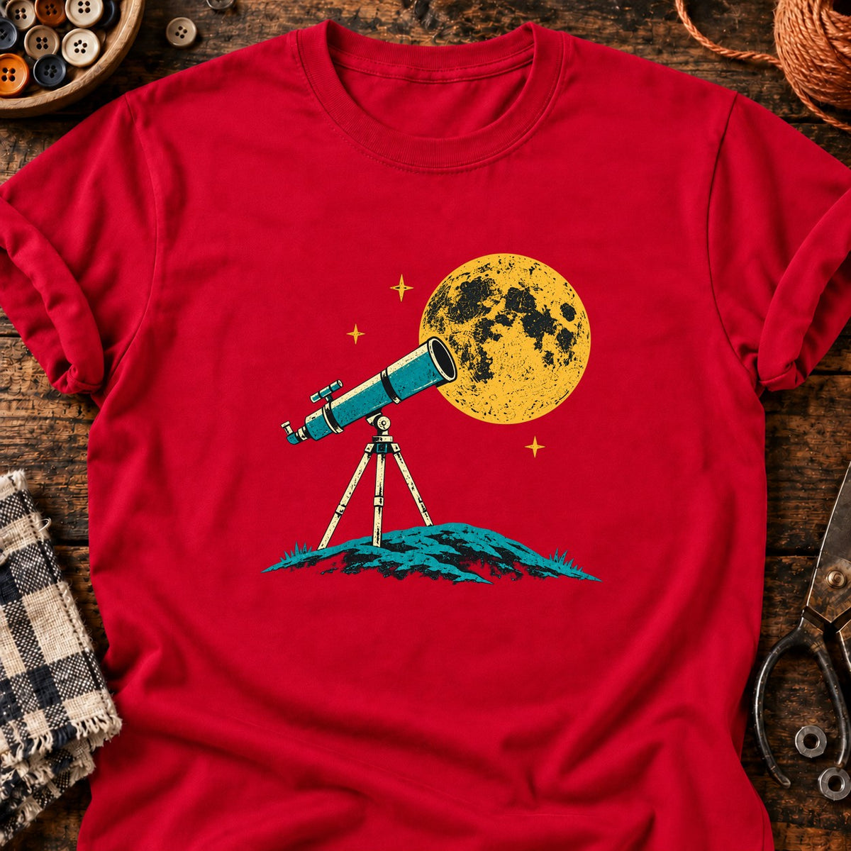 Sous les étoiles — T-shirt rouge