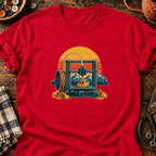 T-shirt Imprimante 3D et bateau de calibration, coloris rouge