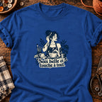 Sois belle et touche à tout — T-shirt bleu roi