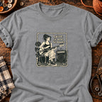 Bassiste au groove affirmé — T-shirt gris chiné