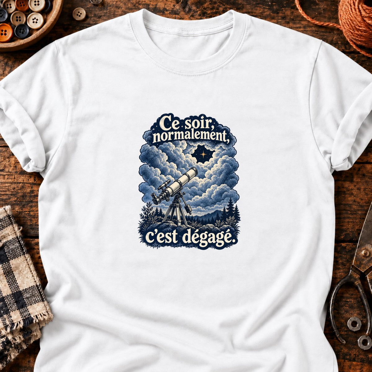 Normalement, c'est dégagé — T-shirt blanc