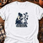 Soudeuse et sculpture bancale — T-shirt blanc