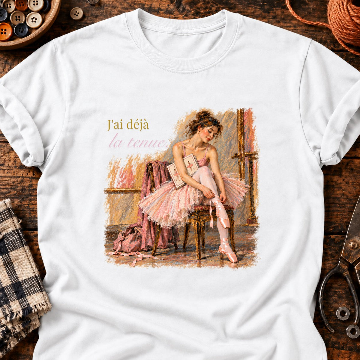 J'ai déjà la tenue — T-shirt blanc