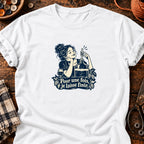 Brasseuse surveillant la fermentation — T-shirt blanc