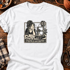 Femme et imprimante 3D J’imprime de quoi imprimer — T-shirt blanc