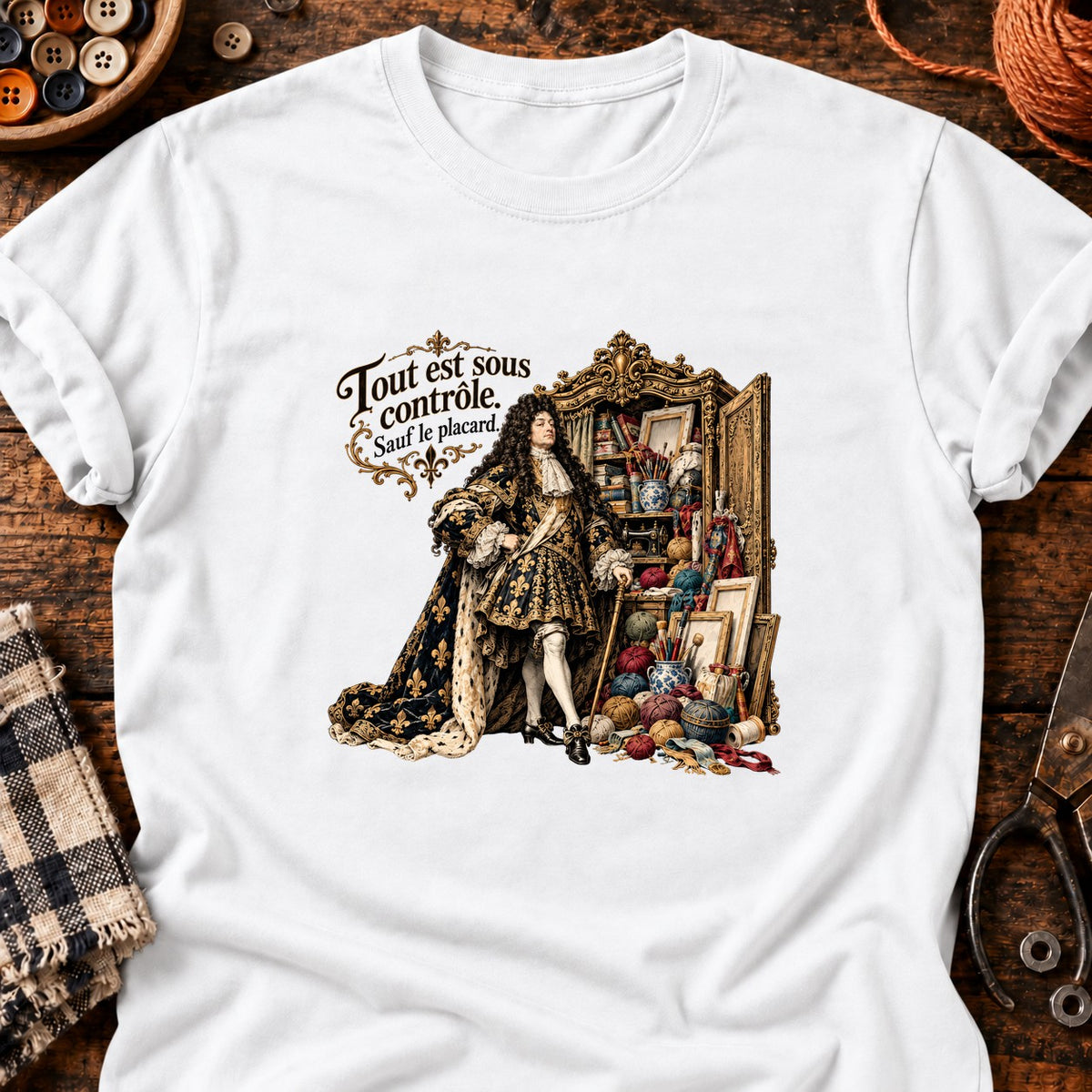 Tout est sous contrôle — T-shirt blanc