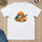 T-shirt mockup — White