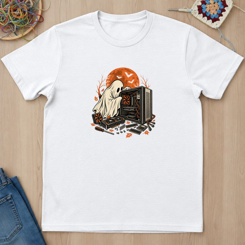 T-shirt mockup — White