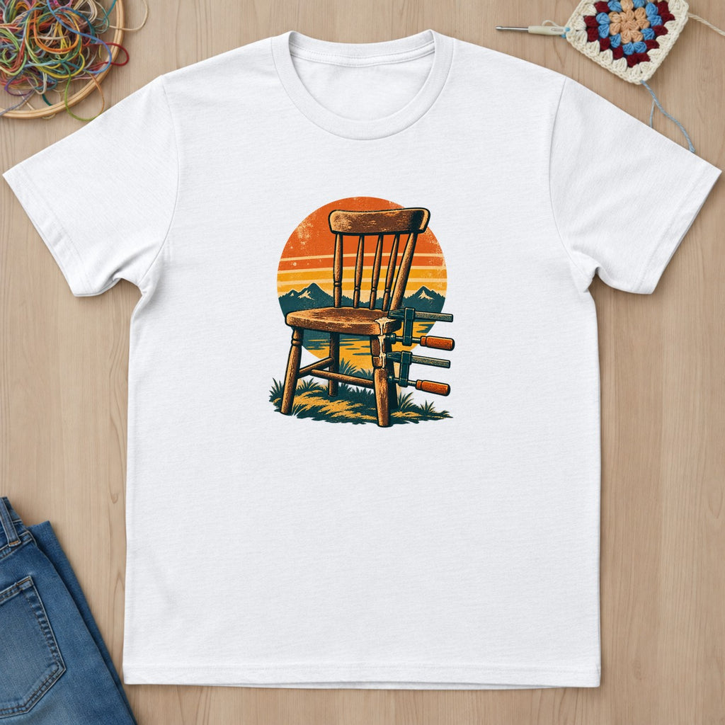 T-shirt mockup — White