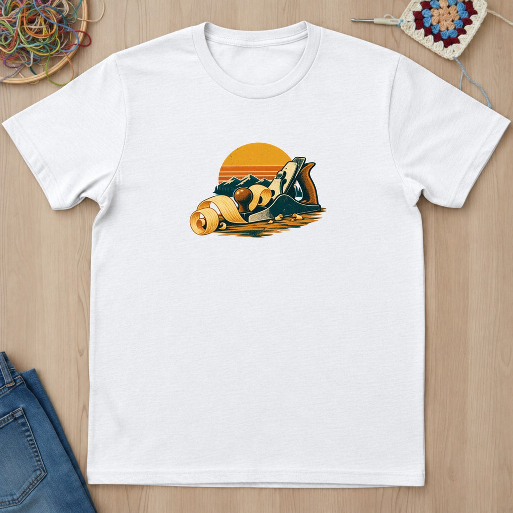 T-shirt mockup — White
