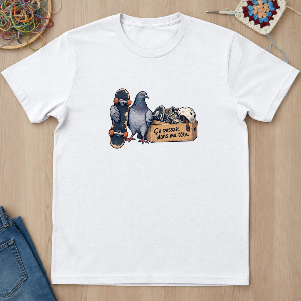 T-shirt mockup — White