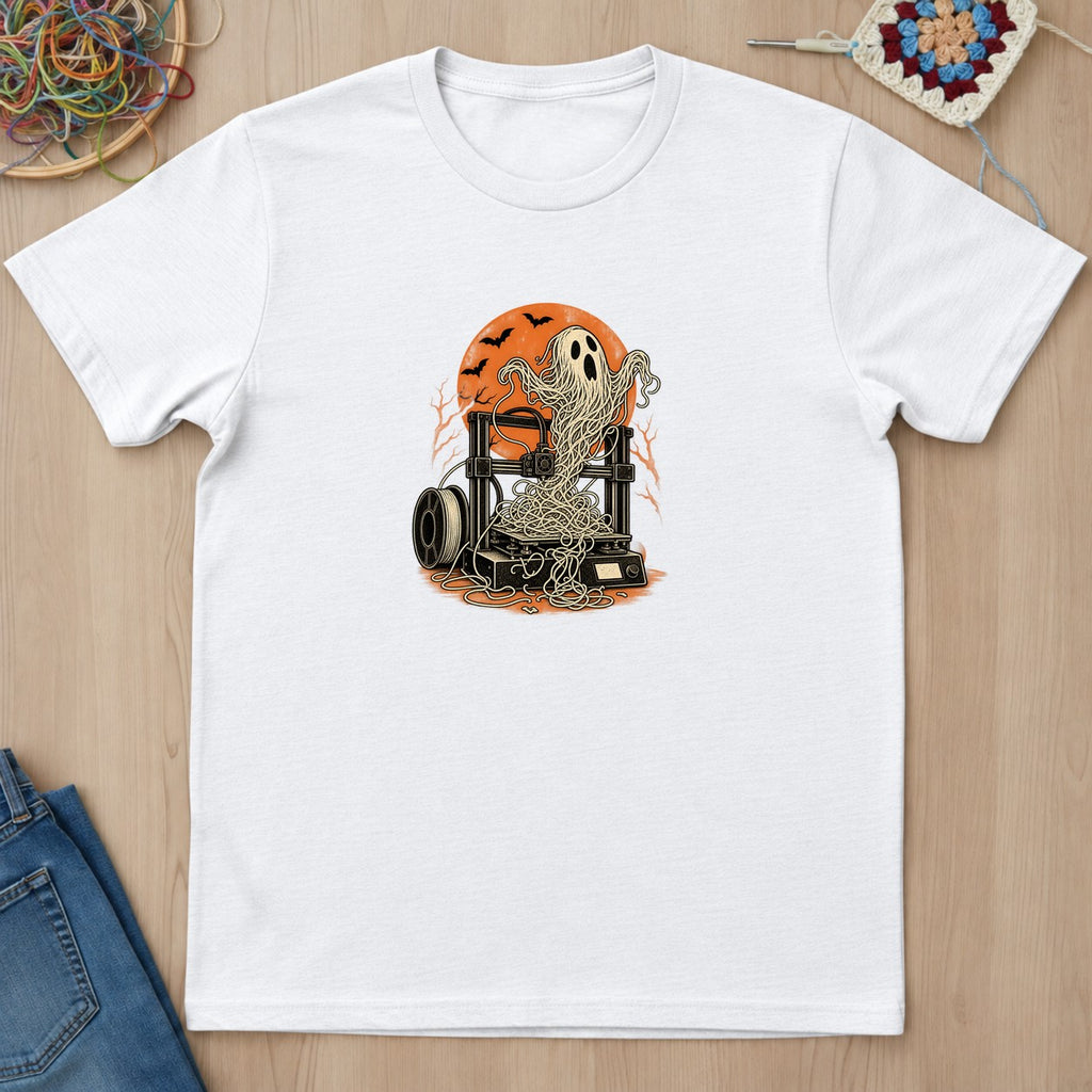 T-shirt mockup — White