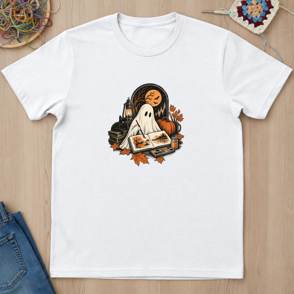 T-shirt mockup — White