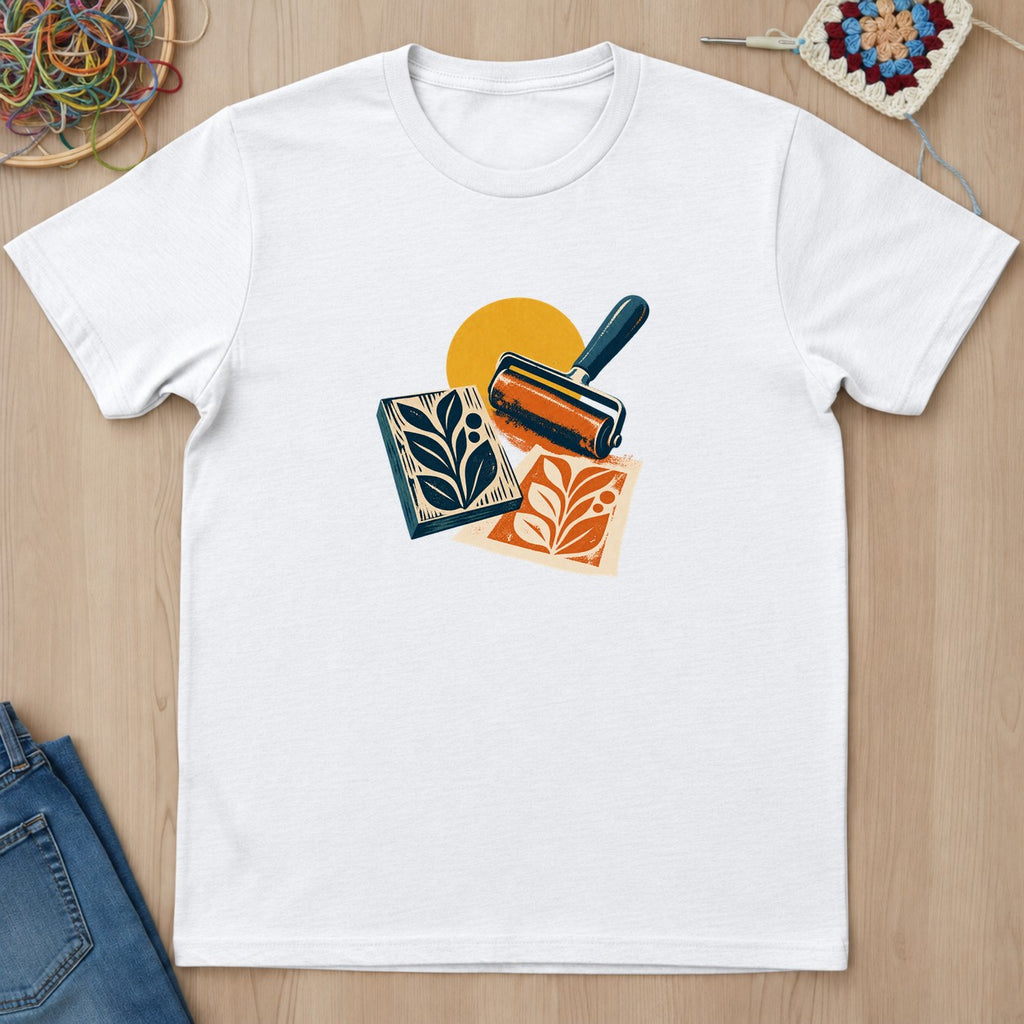 T-shirt mockup — White