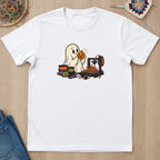 T-shirt mockup — White