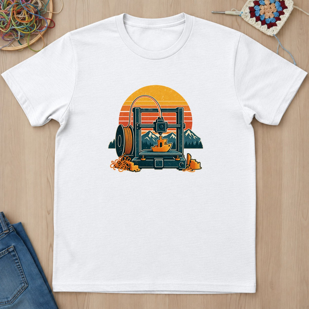 T-shirt mockup — White