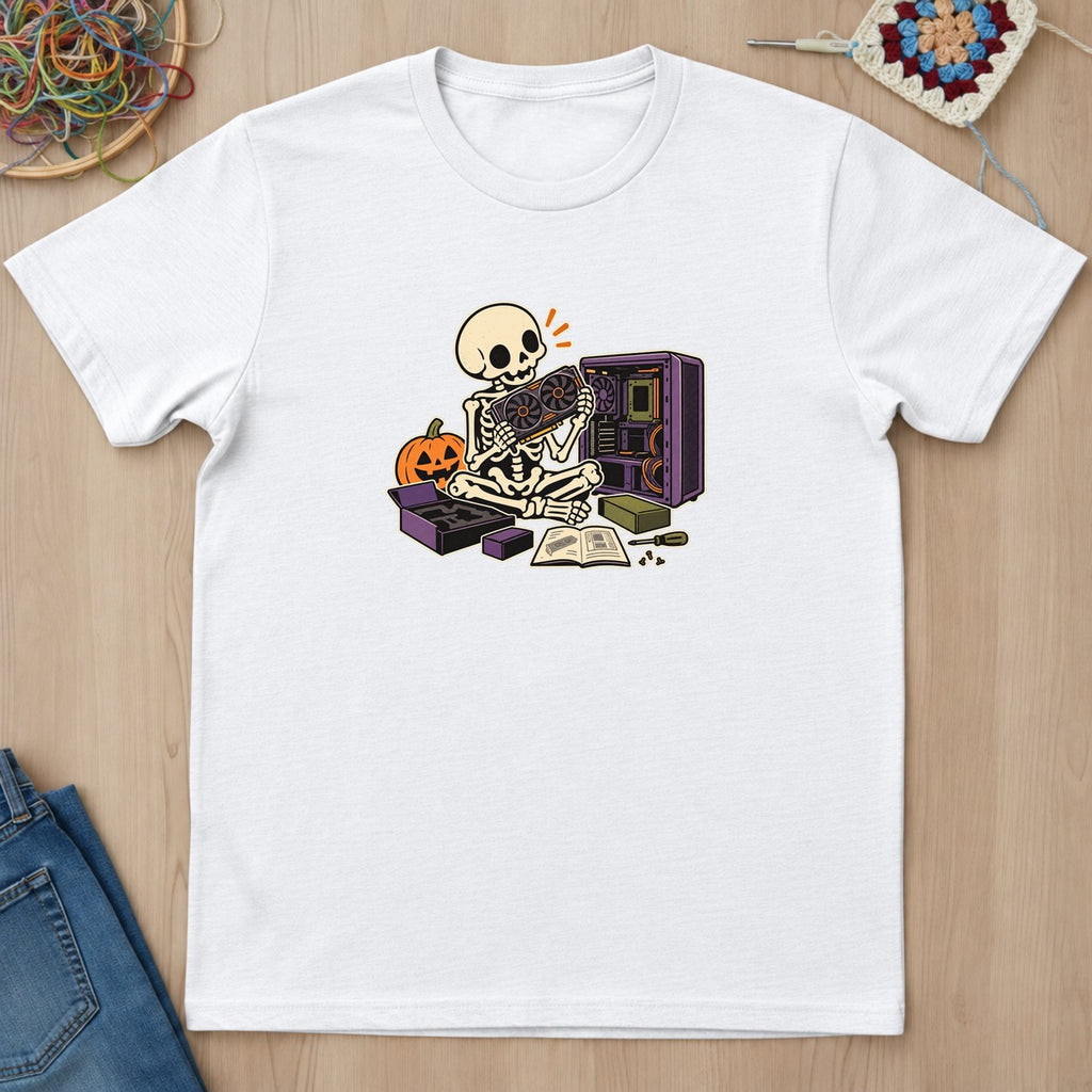 T-shirt mockup — White