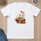 T-shirt mockup — White