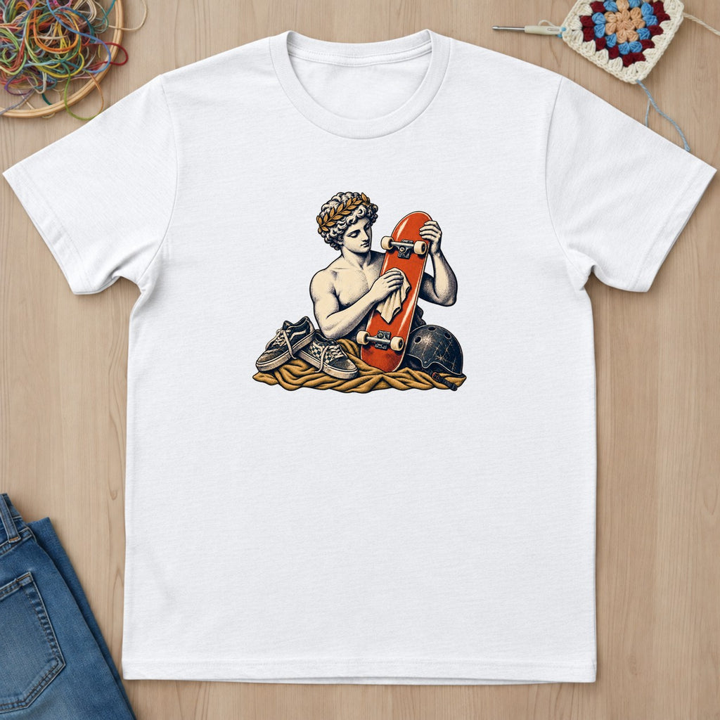 T-shirt mockup — White