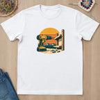 T-shirt mockup — White