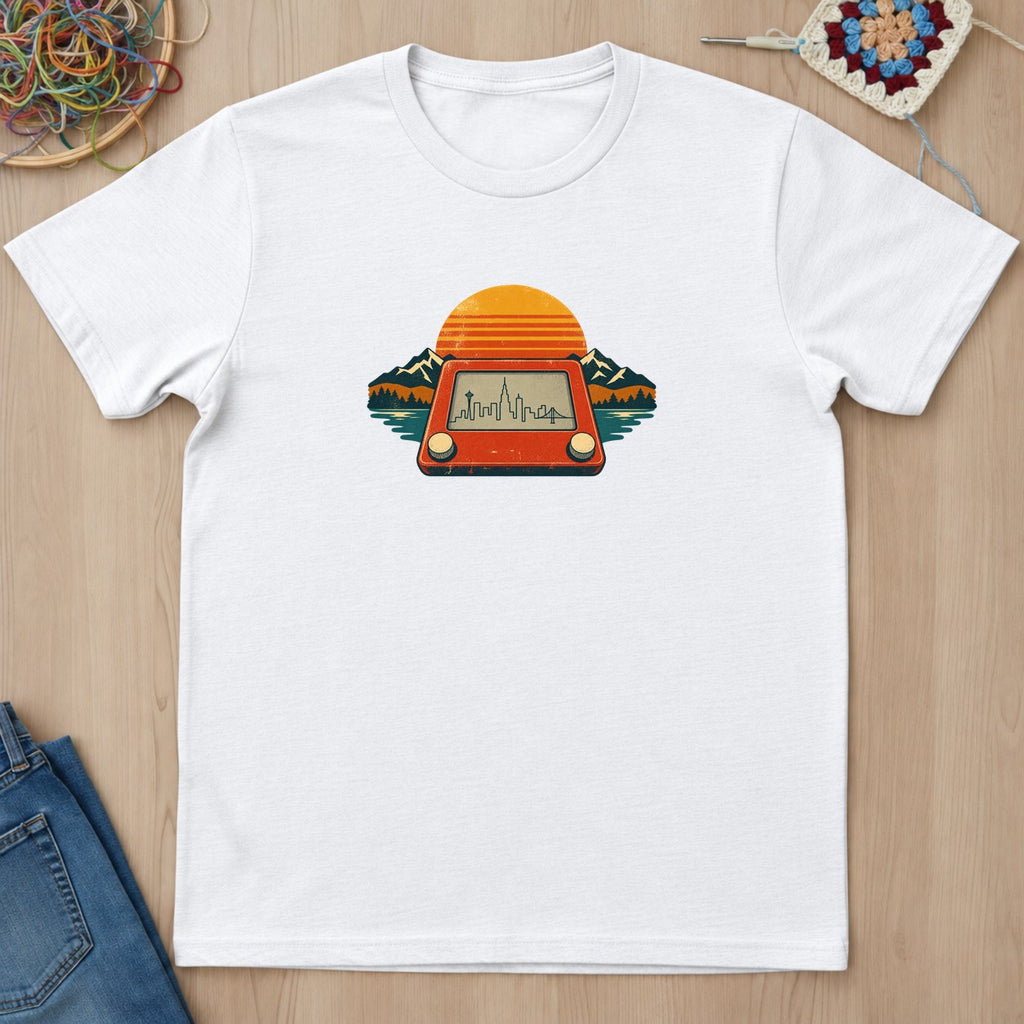 T-shirt mockup — White