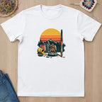 T-shirt mockup — White