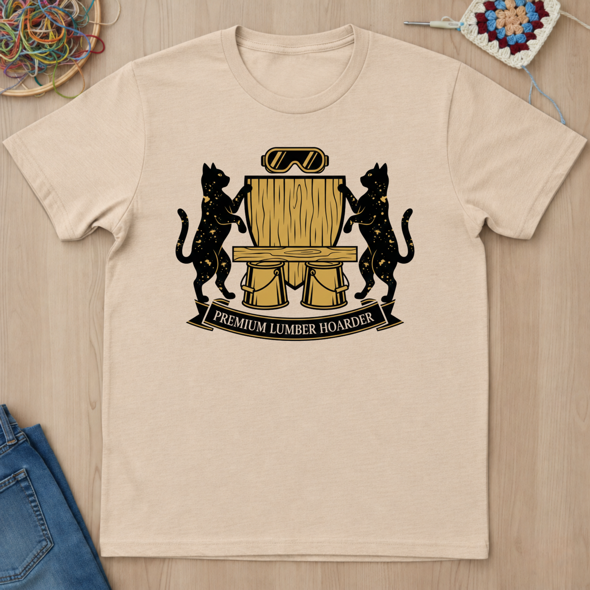 Cats Premium Lumber Hoarder T-Shirt