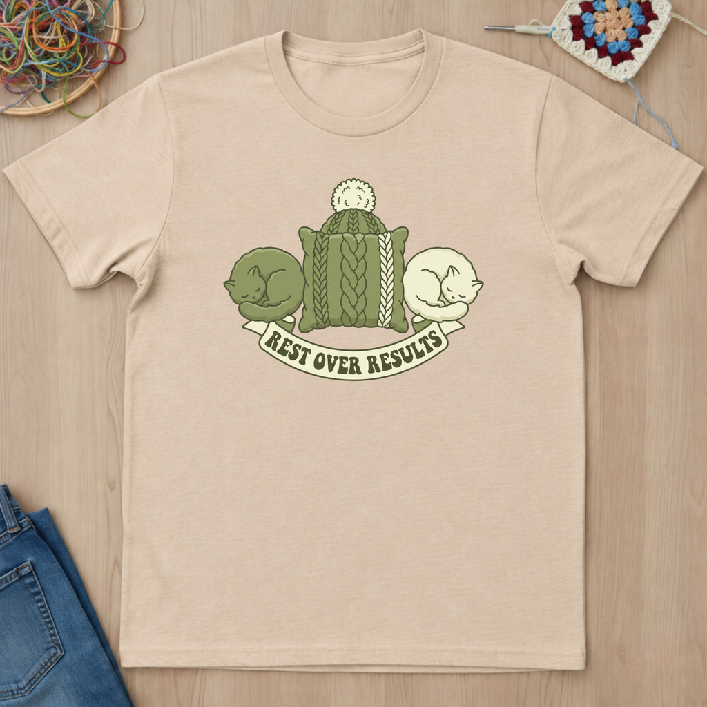 Cats Rest Over Results T-Shirt