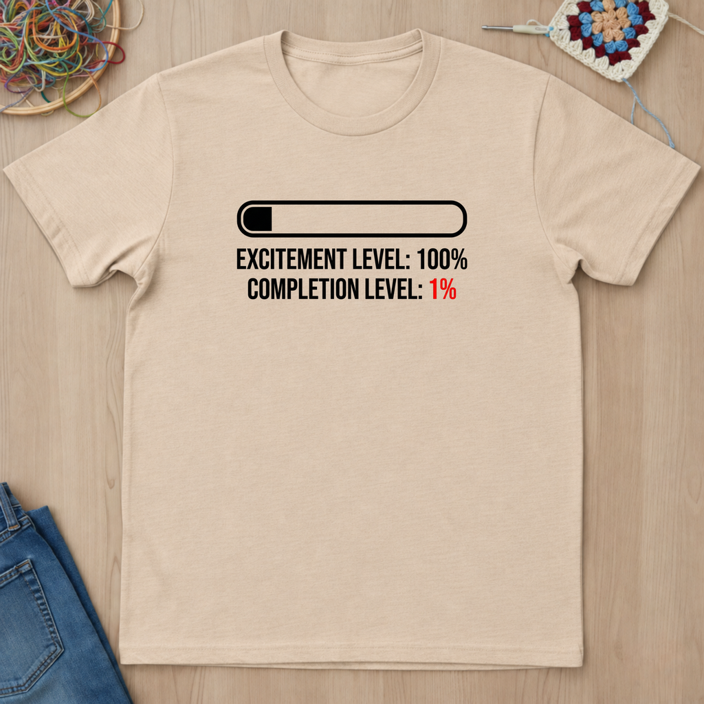 Progress Bar Excitement Level T-Shirt