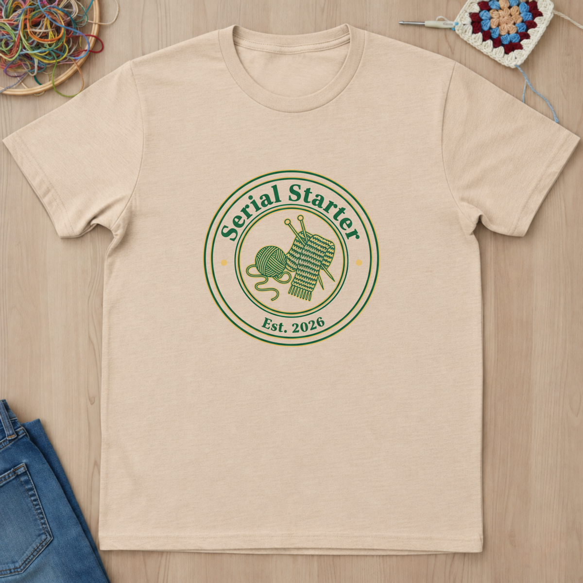 Serial Starter Knit T-Shirt
