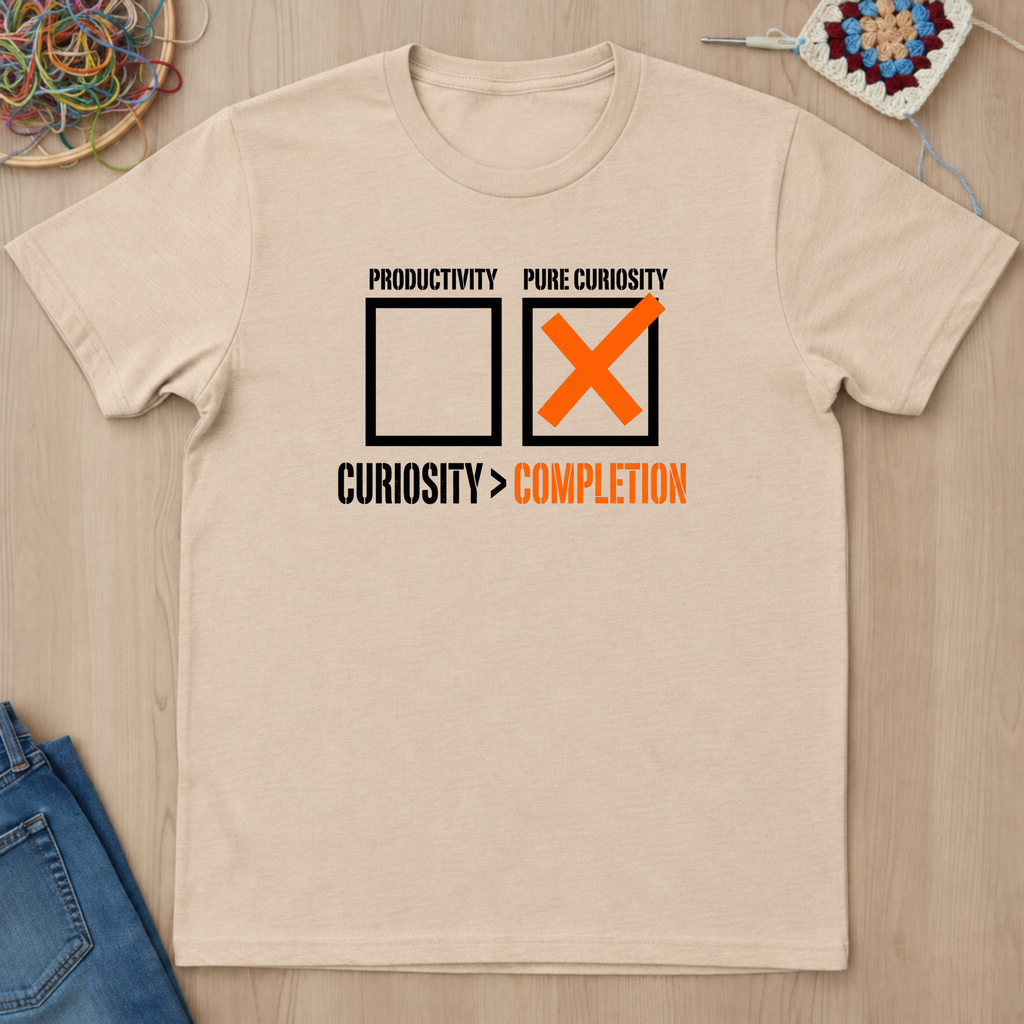Productivity Pure Curiosity Completion T-Shirt