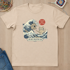Cat Wave Measure Once Quit Twice T-Shirt