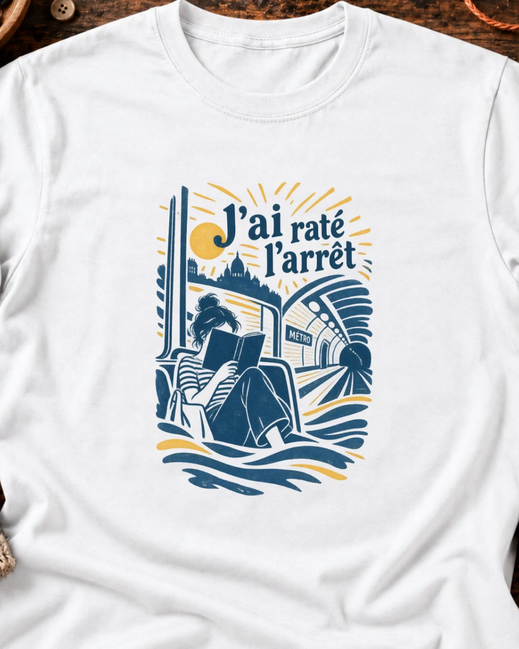 J'ai raté l'arrêt métro lecteur T-Shirt — video